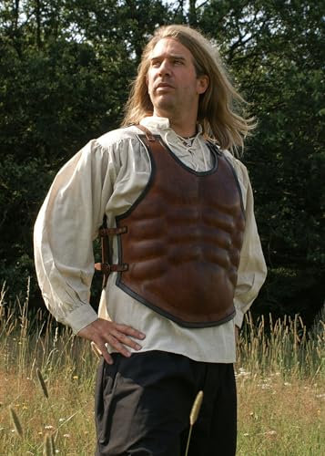 Battle-Merchant Muskelbrustpanzer aus starkem Leder - Brustpanzer