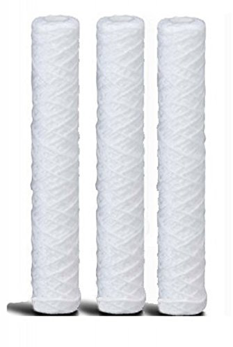 Ionfilter N.3 Cartuccia in Polipropilene Avvolto - 20 10 Micron - 3 Pezzi