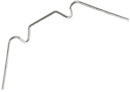 Zelsius Stahl Gewächshausklammern (50 Stück) | rostfrei und sturmfest | 85 x 30 mm | Klammern für Gewächshaus, Klemmbausteine für Gewächshaus Platten bis 6 mm | Gewächshauszubehör, Ersatzteile