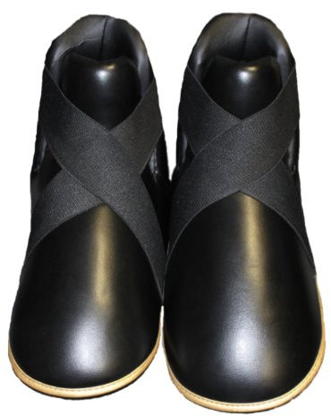 Lisaro Anatomic Profi Schutz der Fuß/Fußschutz für das Kickboxen/Kickboxen Schuhe. Safetys Fußschutz Damen Herren Kinder XXS, XS, S, M, L, XL und XXL schwarz – weiß.