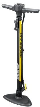 Topeak JoeBlow Bike Pump – High-Pressure Floor Pump with Large 3 Gauge, Durable Steel Barrel, and Presta & Schrader Compatibility, JoeBlow Elite