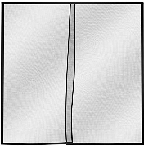 Pure Garden One Car Garage Door Screen – Heavy-Duty Weighted Mesh Curtain with Magnetic Closure for Mosquito, Insect, and Sun Protection