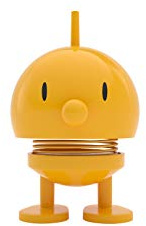Hoptimist Bumble, Figurine à secouer, décoration scandinave pour Le Salon, Le Bureau, Le Bureau, l'entrée, la Salle de Bain, Moderne & scandinave, Super Cadeau, 4,5 x 5,8 x 7,6 cm, Small, Jaune