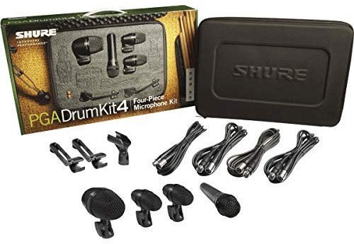 Shure PG ALTA - Kit de 4 micrófonos para batería