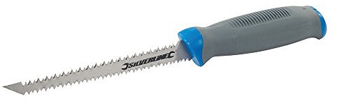 Silverline 196581 Scie double tranchant pour plaques de plâtre 150 mm