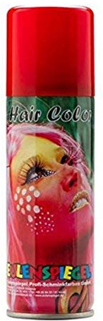 Eulenspiegel 819319 - Color Haarspray, rot, 125 ml, Karneval, Halloween, Mottoparty