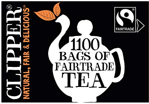 Clipper Classic Everyday One Cup Teabags | Black Tea Bags | Natural, Unbleached, Plant-Based Biodegradable & Non GM Teabags | Eco Conscious, All Natural & Fair Trade Tea Bags (1100 Teabags)