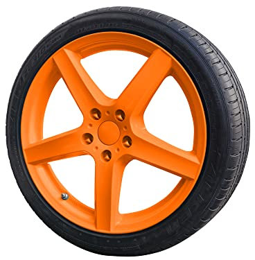 Foliatec 2099 Pellicola Spray, Arancione fosf 4 x 400 ml Fondo, Neon Orange