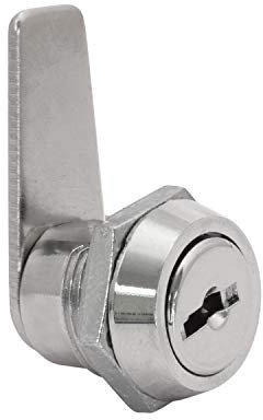 IFAM Cerradura de Lengüeta C111A, Para Buzones, Taquillas, Muebles, Armarios, Cajones, Incluye 2 Llaves de Serreta, Aleación de Zinc, Seguridad y Protección