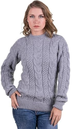 Gamboa Alpaca Pull Femme Pulls Laine Manteau Régulation Température Été Hiver