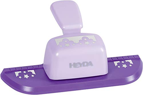 Heyda 203687487 Heyda 203687487 Border Punch Motif Size: Approx. 1.5 cm with Star Motif