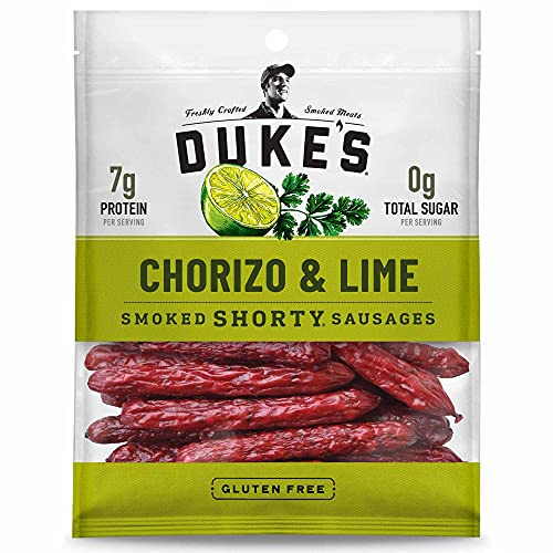 Duke's Smoked Shorty Sausages Chorizo and Lime (8x5 OZ)