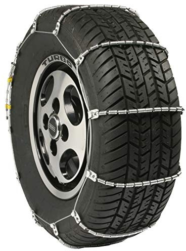 SCC SC1032 Radial Chain Cable Traction Tire Chain, Silver, Set of 2
