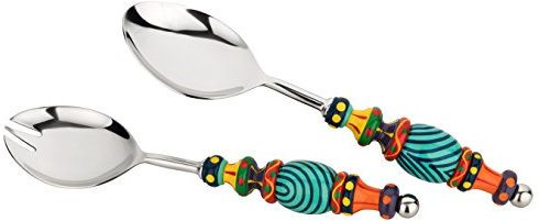 Maharanis - Posate da insalata realizzate a mano, originali