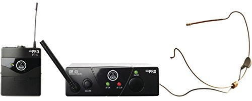 AKG WMS 40 Mini Sport Set/ISM 1 863,100 MHz - Microfoni wireless con cuffie