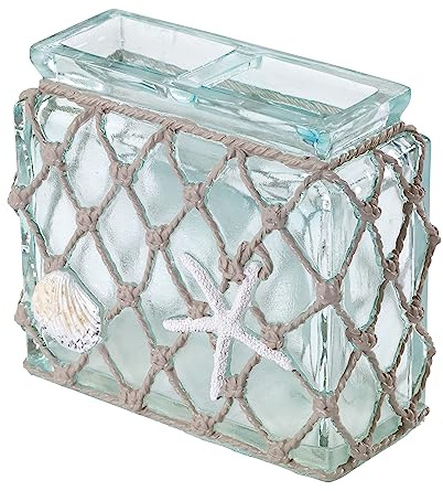 Avanti Linens - Toothbrush Holder, Coastal Home Decor, Seaglass
