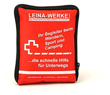 LEINA-WERKE REF 50005 Erste-Hilfe Reise-Set, 21-teilig, rot