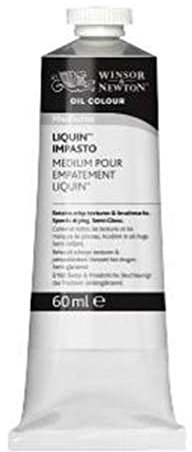 Winsor & Newton 3019753 Ölmalmittel, Liquin Impasto 60 ml Tube, schnelltrocknendes Impastomedium mit fester Konsistenz und geringem Pinselabdruck