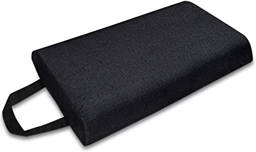 Kurtzy Schaumstoff Kniekissen Garten mit Tragegriff L43 x B24 x H4,7 cm - Extra Dicke Bequeme Memory-Schaumstoff-Garten Kniekissen - Knieschoner Fliesenleger, Kniekissen Yoga & Baby-Badekissen