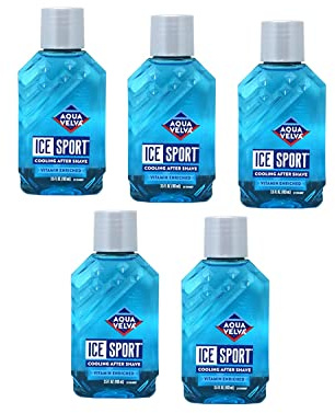 Aqua Velva Ice Sport Cooling After Shave 3.50 Ounce (Value Pack of 5)