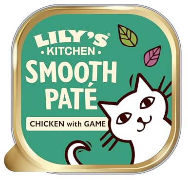 Lot de 19 boîtes de pâtée pour Chat Lily's Kitchen - Goût : Poulet - Poids de Chaque Boite : 85 g