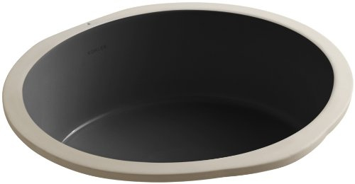Kohler K-2883-0 Verticyl Lavabo da bagno rotondo sottopiano, bianco