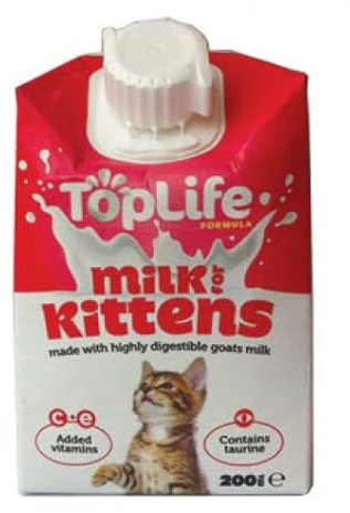 Top Life Formula Milk for Kittens (200ml) - Pack of 6
