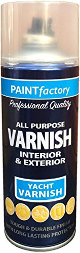 Waterproof Yacht Varnish Spray Paint Clear All Purpose Interior Exterior 400ml (1)