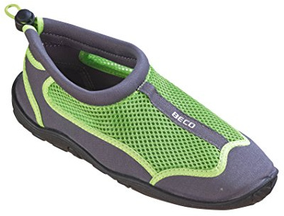 Beco Chaussures de Surf Unisexe pour Homme, gris/vert, 42 EU