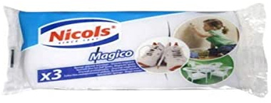 NICOLS Spugna Magica gommante, cancella Tutto, Confezione da 3