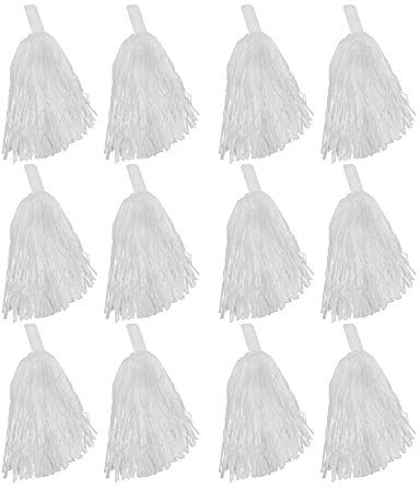 Windy City Novelties - 12 Pack - Pom Poms (White)