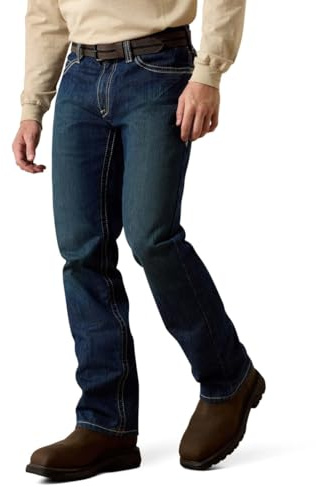 Ariat Rebar M4 Jeans i stretchigt canvastyg, med 5 fickor