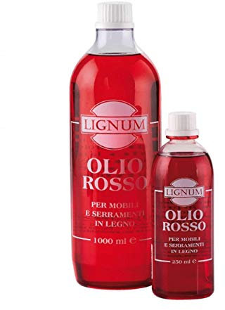 OLIO ROSSO PROTETTIVO PER MOBILI IN LEGNO E PER COTTO 1 LT. MULTICHIMICA