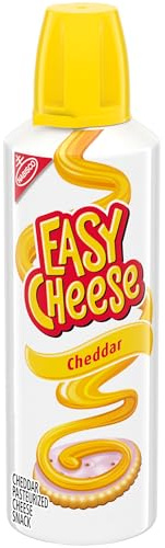 EASY CHEESE Cheddar Cheese Snack, 8 oz