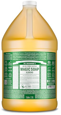 Dr Bronner | Almond Pure-Castile Liquid Soap, 3.79l