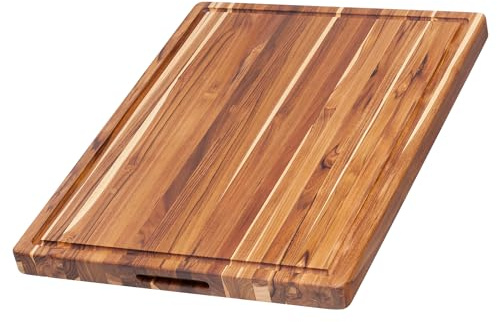 Teakhaus Cutting Board, Brown, 61 x 46 x 3.8 cm