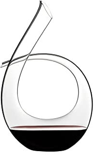 RIEDEL Dekanter Black Tie, Einzelpackung, klares+gefärbtes Kristallglas, handgefertigt