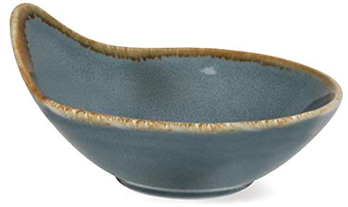 Olympia Kiln Crockery Dipping Pots 70ml / 2.46oz (Pack of 12), Ocean Coloured Porcelain, Hand Painted, Chip Resistant, Microwave / Dishwasher Safe, Restaurant Café and Home Use | GP352