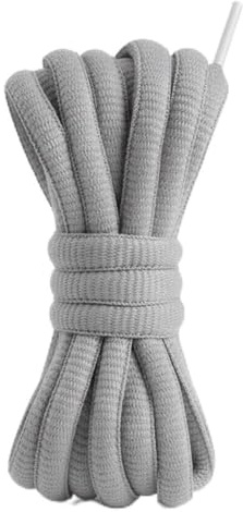 Grey Oval Trainer 120cm laces for Gym, Running, Day & Basketball Trainers