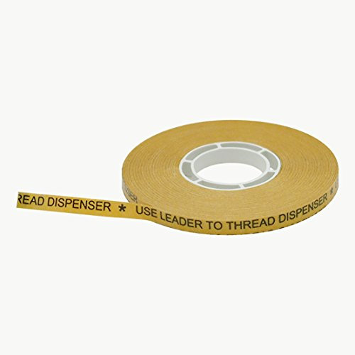 J.V. Converting JVCC ATG Tape, 1/4 in. x 36 yds. (Clear Adhesive on Gold Liner)
