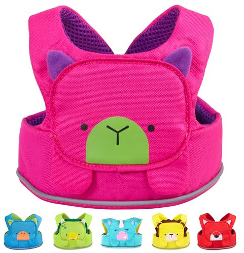 Trunki ToddlePak - Praktische Kinderleine für Babys und Laufgurt Kinder | Kinderleine Laufleine | Kinder Sicherheitsleine für Kleinkinder - Betsy (Rosa)
