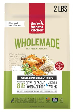 The Honest Kitchen Human Grade Wholemade™ Dehydrated Dog Food, Whole Grain Chicken, 2 lb Bag