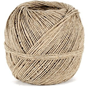 La Cordeline PLP100-2.0/3 Pelote lin poli naturel, Ø1,2 mm, ± 100 m