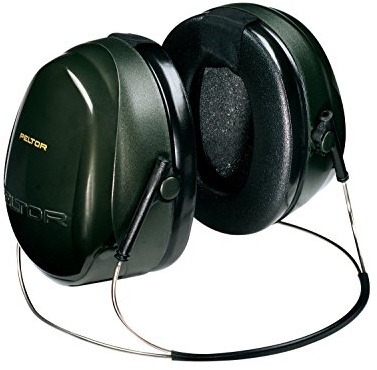 3M - H7B Peltor Optime 101 Behind-the-Head Earmuff, Hearing Protection, Ear Protectors, NRR 26 dB Green
