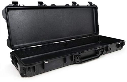 PELI 1720 Funda rígida larga para el transporte de armas, trípodes e instrumentos alargados, IP67 estanca e impermeable al polvo, 49L de capacidad, fabricada en EE.UU., sin espuma, color negro