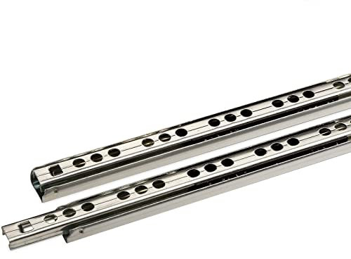 SOTECH Schubladenschienen 1 Paar (2 STÜCK) Teilauszug KT1-10-H17-L246-NF Kugelführung H: 17 / L: 246 mm