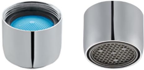 Schläfer | 100510 - Universal M22 Luftsprudler kompatibile mit Neoperl Perlator, Strahlbrecher, 13,5 lit/min Spültischmischbatterie, Anti-Kalk-Filterkartusche, Innengewinde M22x1, Chrome, 2 Stück