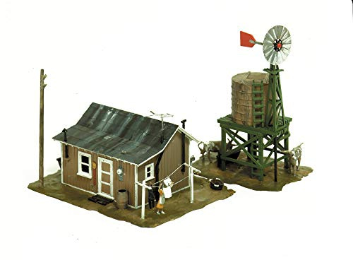 échelle H0 Kit de montage petit Ferme avec Figurines