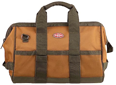 Bucket Boss Gatemouth 16 Tool Bag in Brown, 60016, 15 liters(Brown)