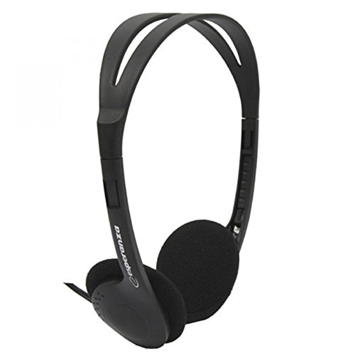 Esperanza EH119 Casque Supra-aural Bandeau Noir - Casques (Supra-aural, Bandeau, avec Fil, 2 m, Noir)